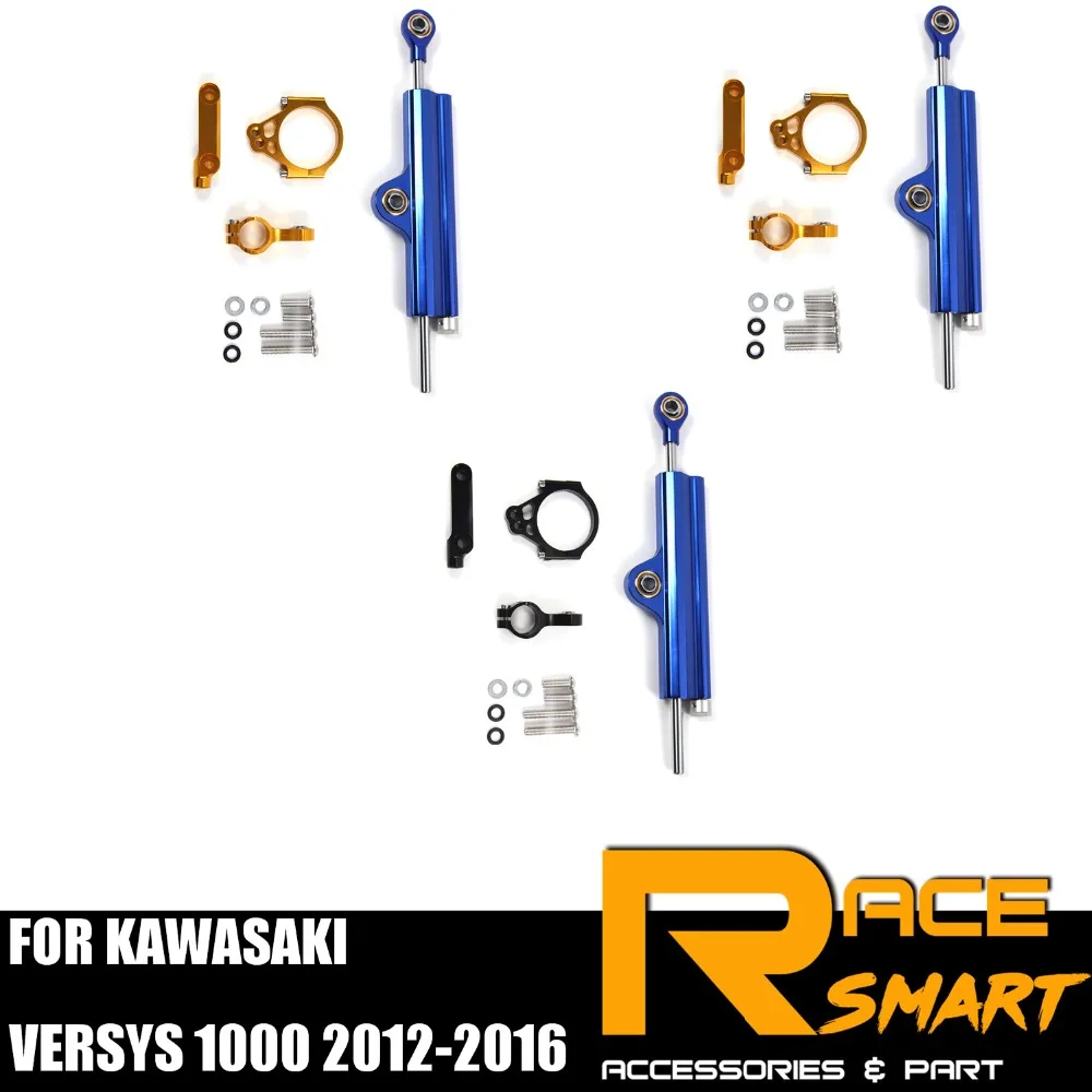 

For KAWASAKI VERSYS 1000 2012 - 2016 Steering Damper Stabilizer Kit Motorcycle accessories CNC 2013 2014 2015 VERSYS-1000