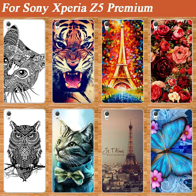 Оригинальный Стильный чехол для SONY Xperia Z5 Premium специальный с рисунком бабочки Sony