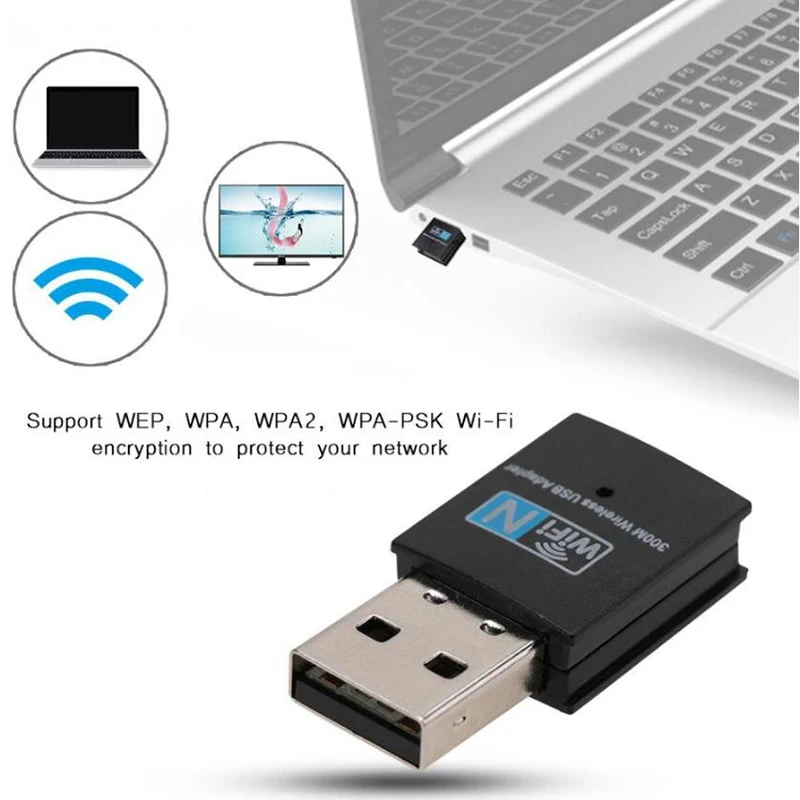 50 шт./лот brsuang 300 Мбит/с Беспроводная точка доступа сетевой адаптер USB2.0 Wi-Fi приемник для настольных ПК смартфонов Таблица projectr