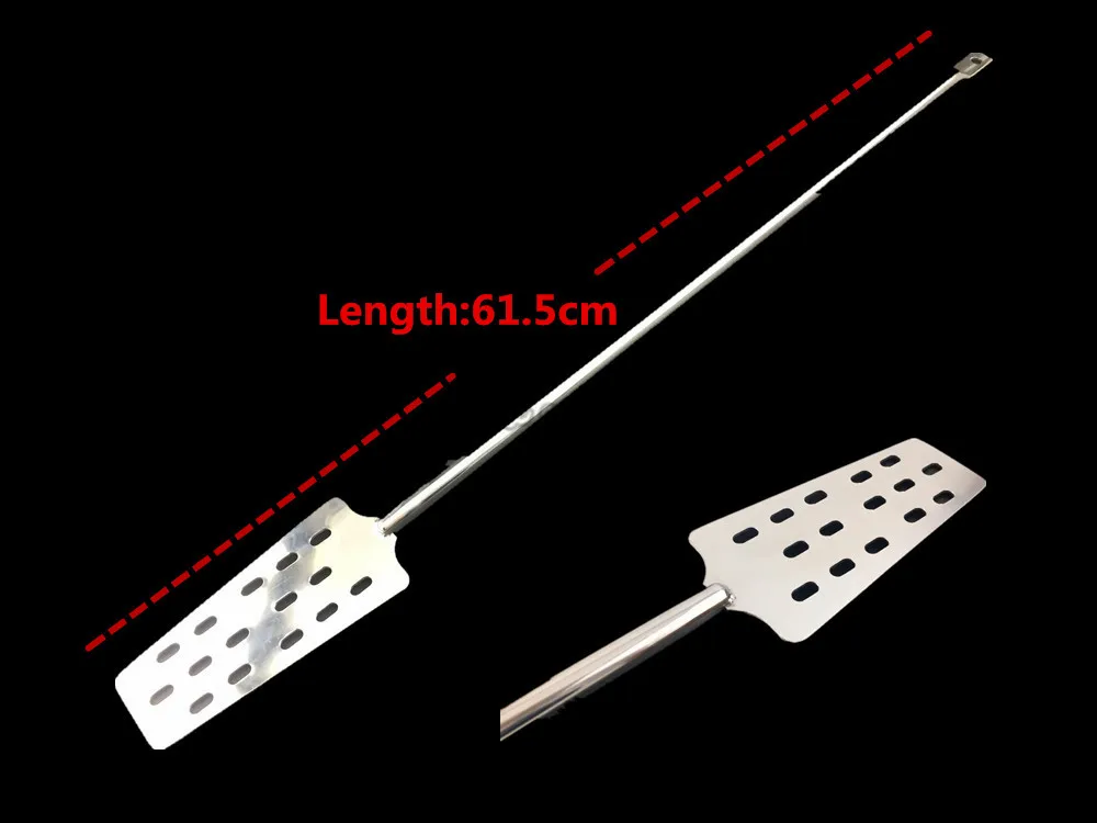 24.2 61cm Length Stainless Steel Mash Paddle Tun Mixing Stirrer Paddle Mash 15 hole paddle Homebrew Beer Making (8)