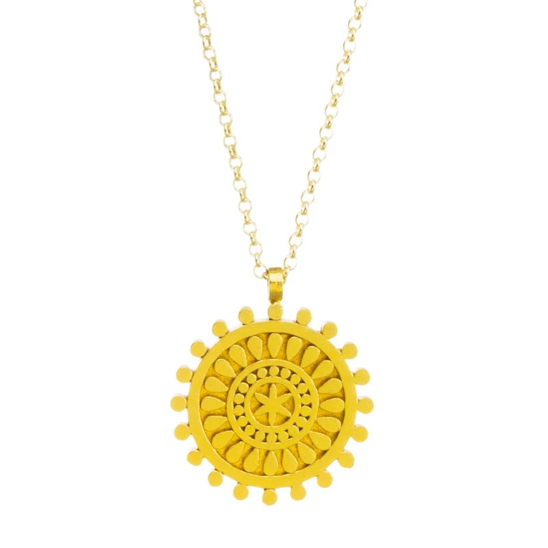 sunflower necklace