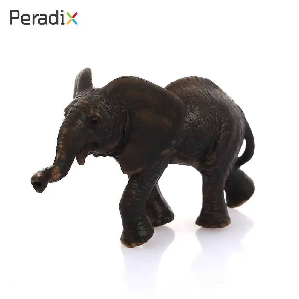 

Hobby Small Elephants Model African Animal Model Cute Durable African Elephants Model Dark Decoration Party Entertainment