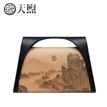 

Pmsix 2020 New Women Leather bag Cowhide handbag Fashion Retro Designer quality bag tote women handbags leather bag