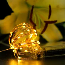 Продажи нового светодио дный батарейный блок медный провод свет строки специальные свадебные рождественские праздничные украшения 20 лампы 2 м