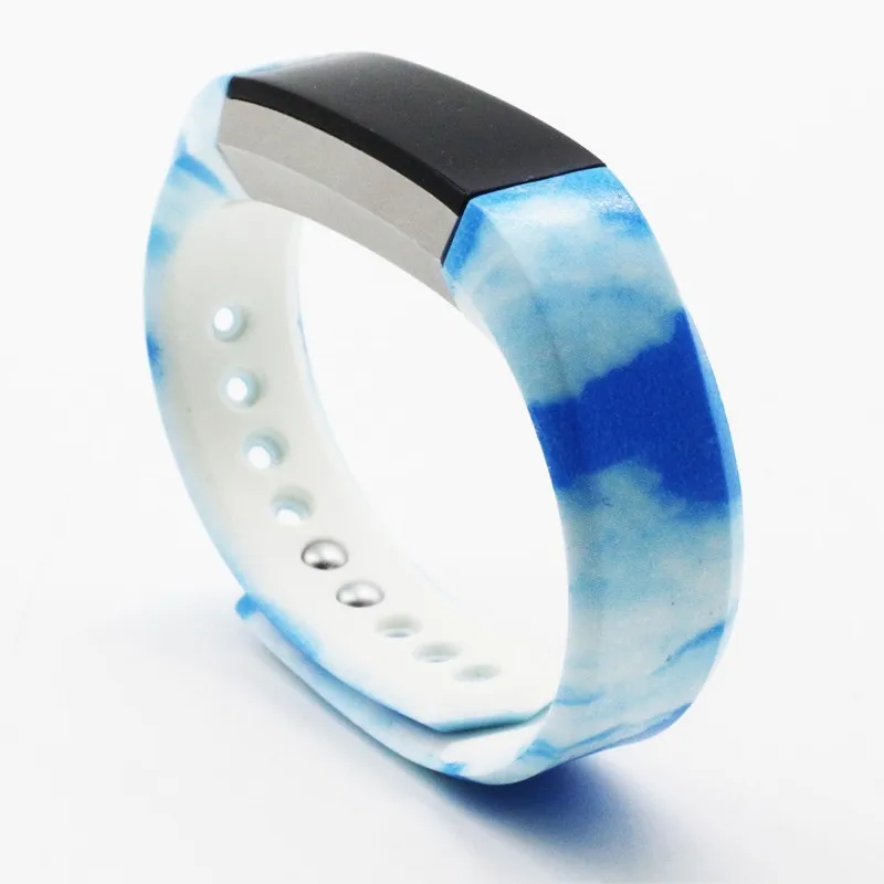 Patterns Large & Small Silicone Fitbit Alta Wristbands Sports Smart DIY Watch Bands Bracelet Strap Replacement in 20 Colors (9)