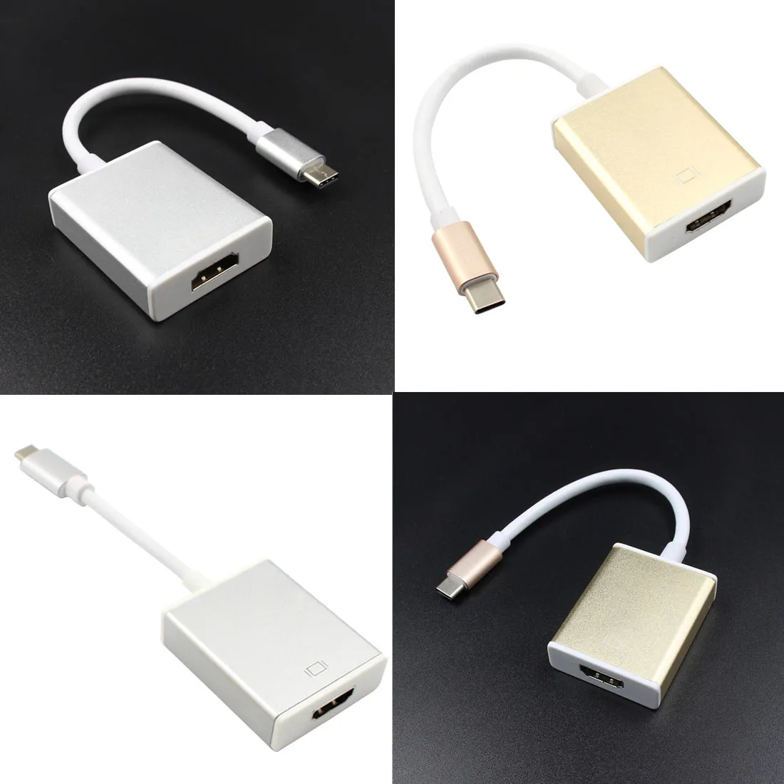 Marsnaska USBC HDMI кабель 4K 30Hz USB 3,1 Тип C на HDMI адаптер(Thunderbolt 3) для MacBook Chromebook Pixel lenovo Йога 900