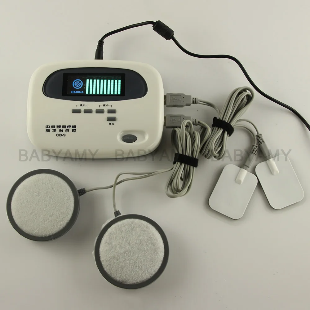 HaiHua CD-9X низкочастотный и средний терапевтический аппарат электрический терапевтический аппарат для акупунктуры массаж тела 100 V-240 V