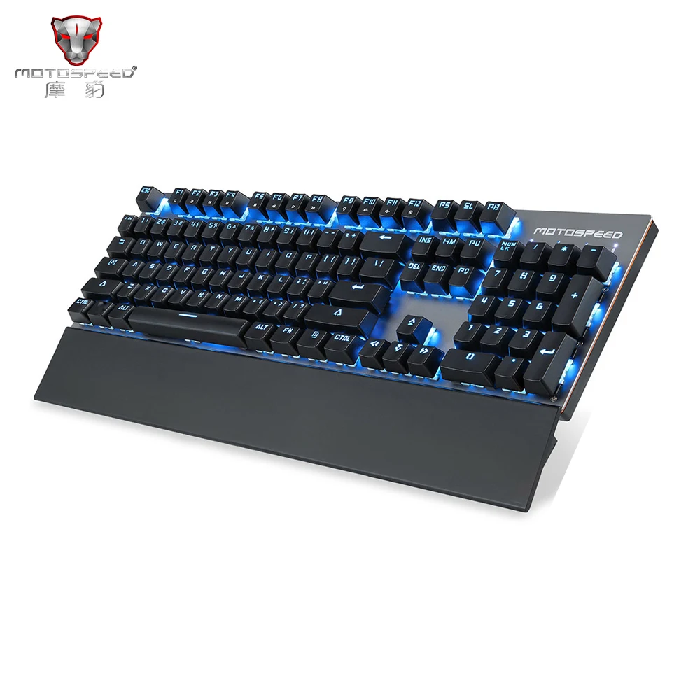 Motospeed GK89 2 4 GHz Беспроводная/USB Проводная Механическая игровая клавиатура 104Key Singer