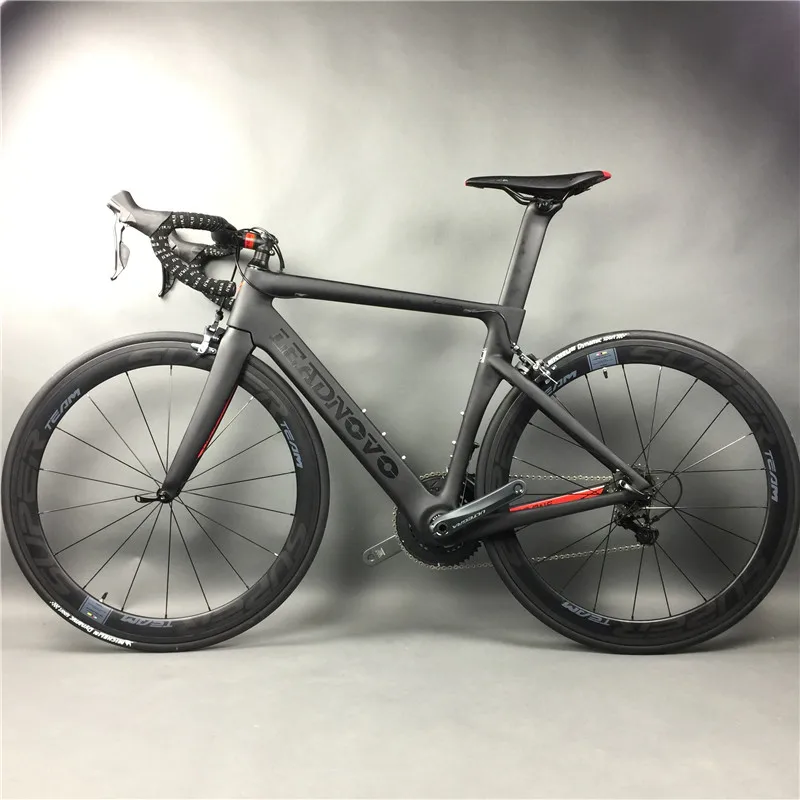 Cheap Leadnovo Complete Full Carbon Fiber Road Bike Racing Cycling,T800 Carbono Fibre Frameset,Black-Red Color,3D three-dimensional 5 Cheap Leadnovo Complete Full Carbon Fiber Road Bike Racing Cycling,T800 Carbono Fibre Frameset,Black-Red Color,3D three-dimensional 5