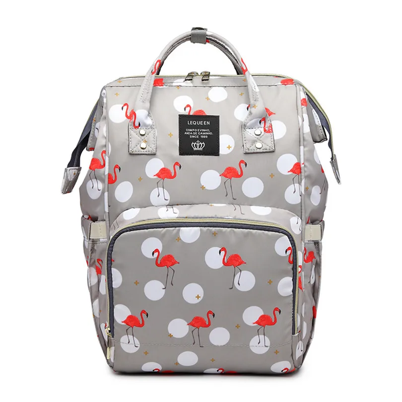 

2018 Fashion Mummy Bag Large Capacity Solid Color Backpack Travel Diaper Bag Baby Care Insulation Bag Breastfeeding Bag Care