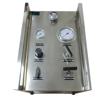 

Free shipping Wellness Model:WS-AH04 4:1 ratio 20-30 bar Output High flow pneumatic driven water pressure test stand