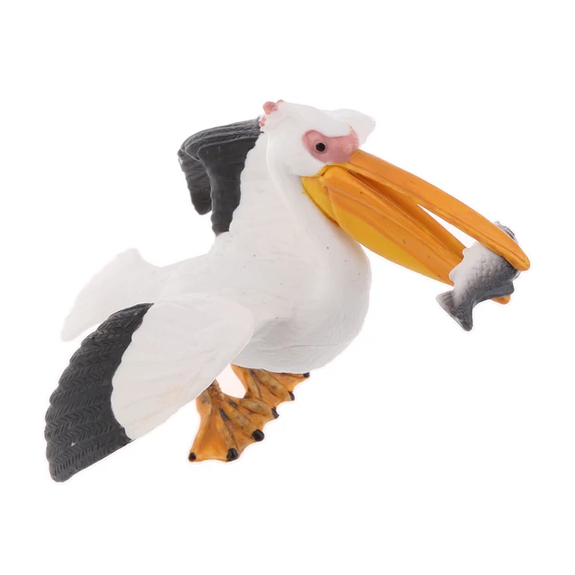 Realistic PVC Animal Bird Model Figurine Action Figures Playset Kids Educational Toy Collectibles –Pelecanus 3