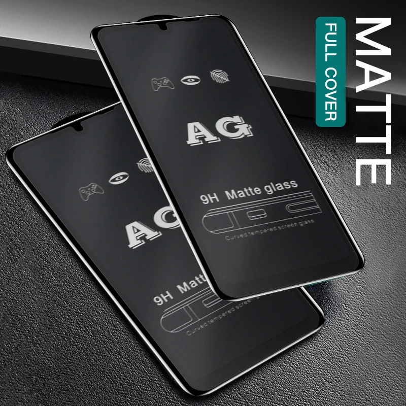 

Anti Fingerprint 9D Matte Frosted Tempered Glass For Xiaomi Redmi S2 4X 5 Plus 5A 6A 6 7 Pro GO K20 Pro Screen Protector 9H Film