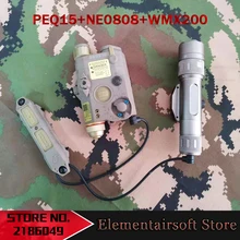 Элемент страйкбол WMX200 SCOUTLIGHT светодиодный свет PEQ15 и блок переключателя повышенного давления комплект аксессуаров