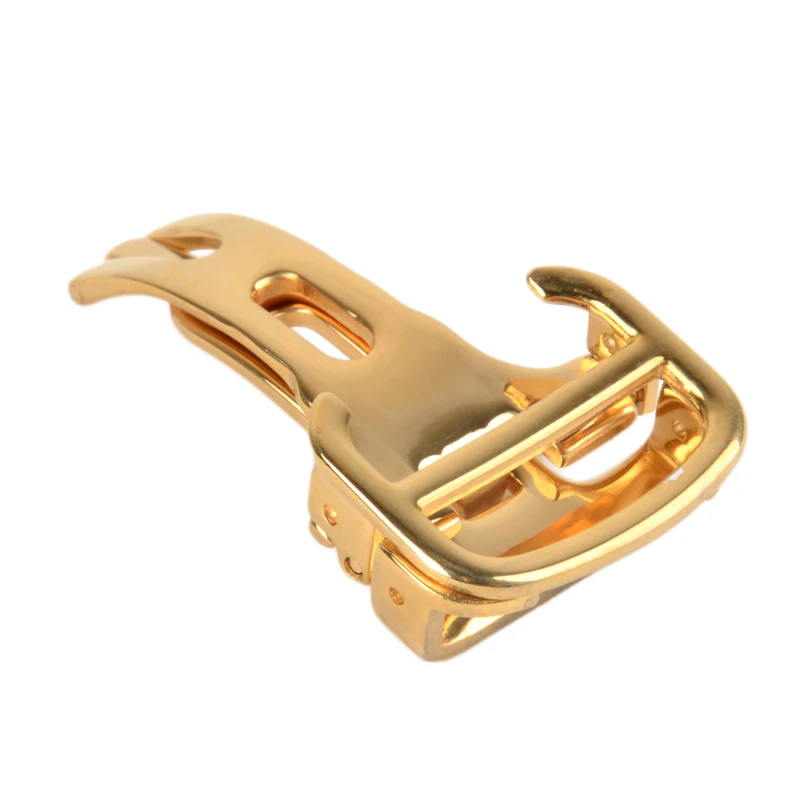 Shellhard Fashion Fold Butterfly Deployment Buckle Stainless Steel Clasp Strap Watch Bands For watchband Clasp Watch Accessories