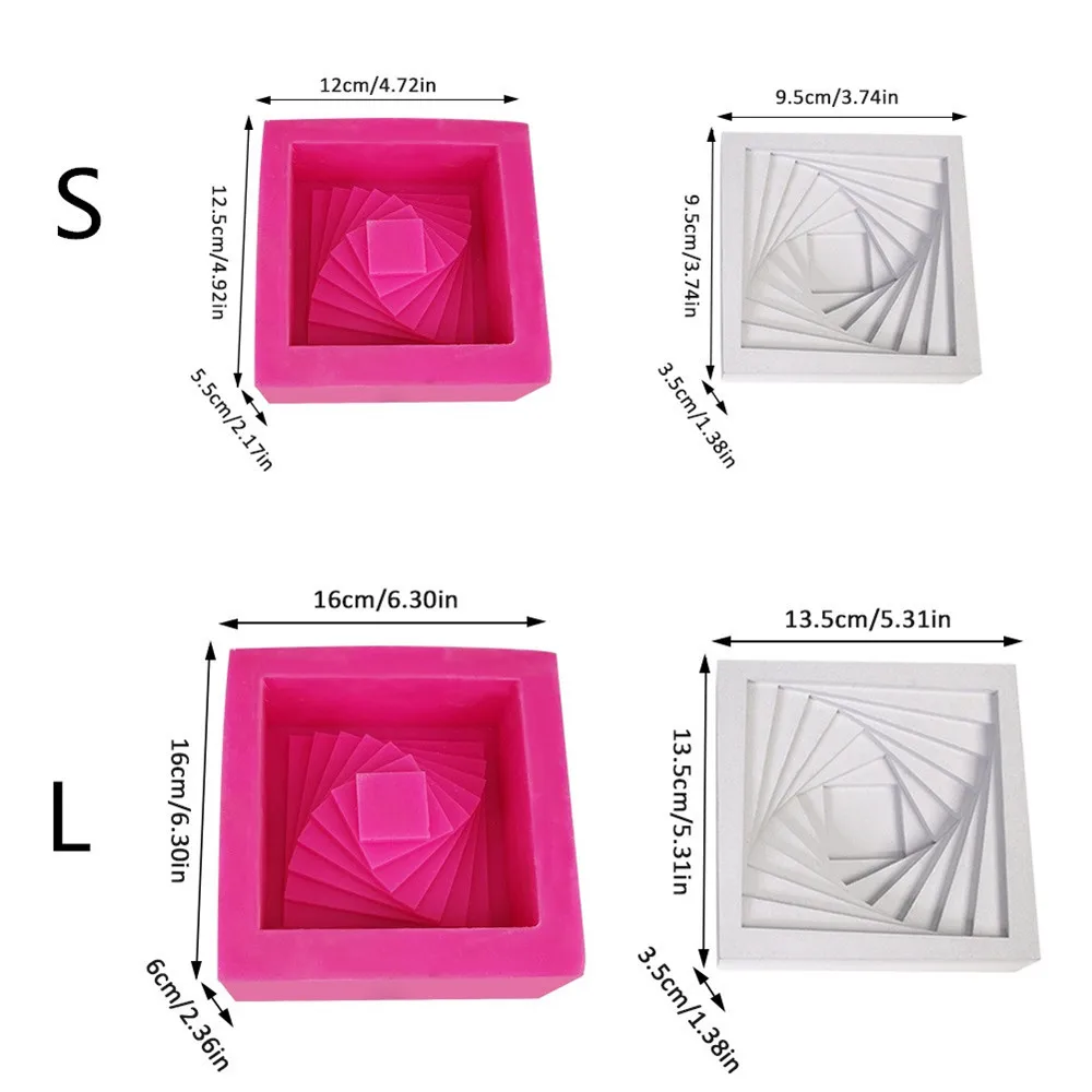 Цветочный горшок силиконовая форма DIY вазон для суккулентов коробка для хранения бетонный горшок лоток Силиконовая форма украшения дома