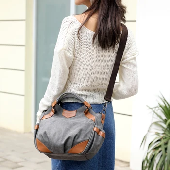 

women's bag shoulder handbags ladies vintage tote hand bag large handbag female canvas messenger bags crossbody hobo sac a main
