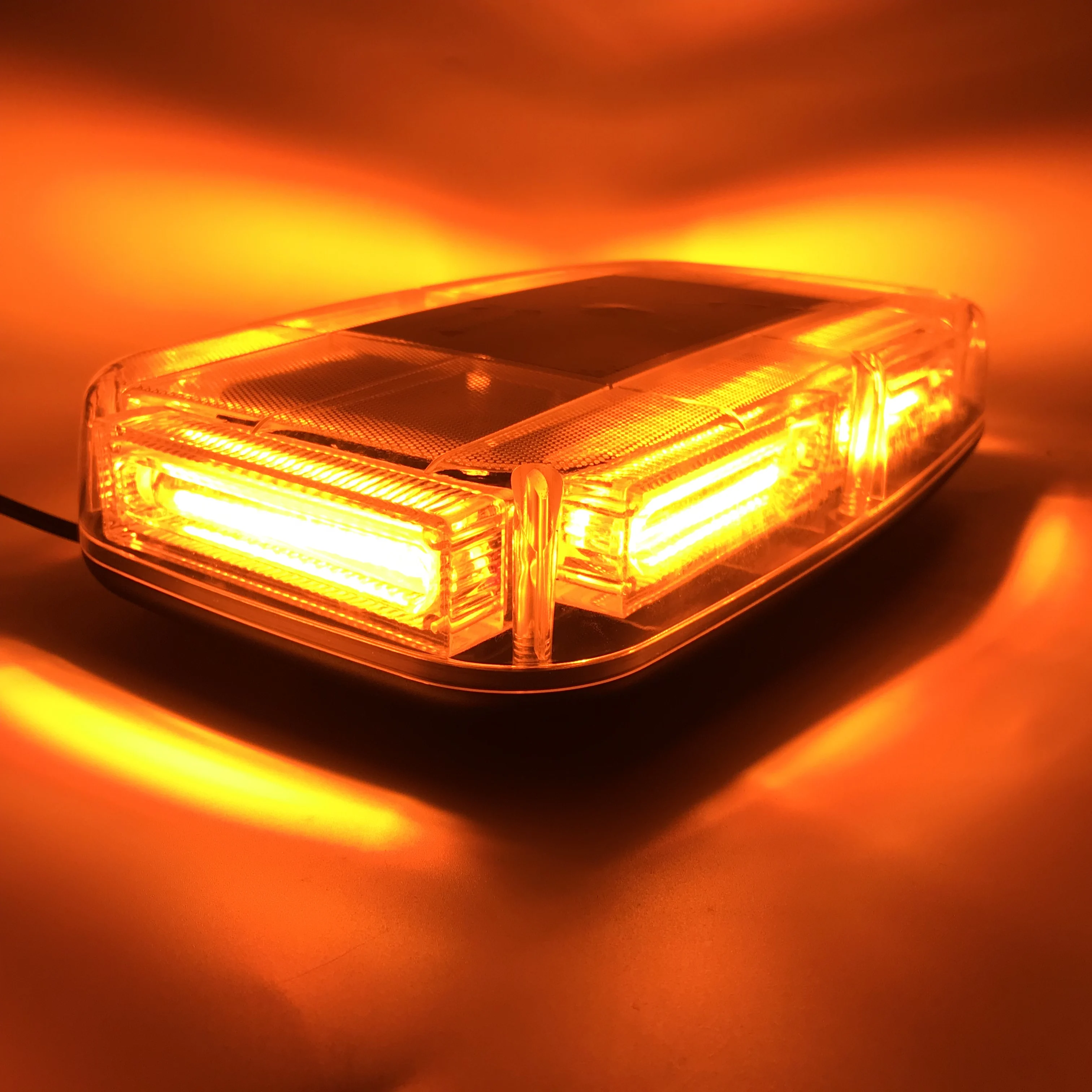  Yellow LED COB Car Strobe Warning Light Vehicle roof Flashing Beacon Police Strobe Emergency signal - 4000013046186