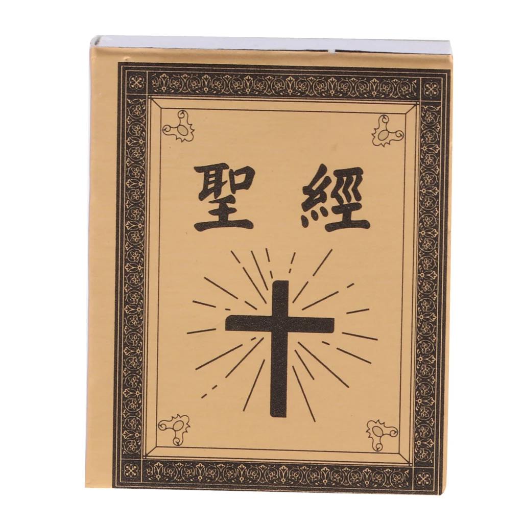 1/6 Scale Miniature Holy Bible Books Model  for 12inch Action Figures Dolls Reading Room Book Shelf Accessories