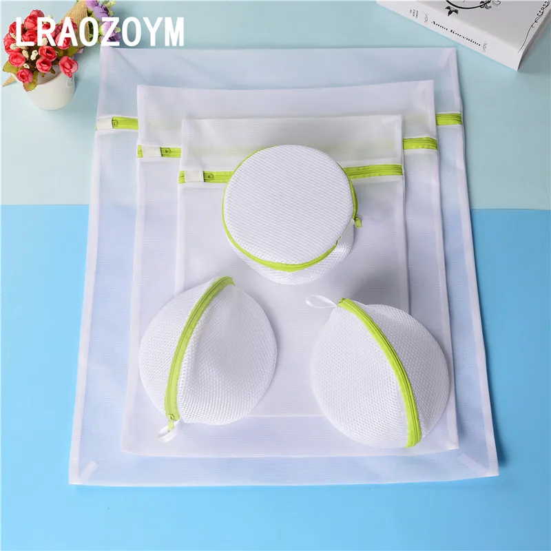 LRAOZOYM 6 قطعة/المجموعة الغسيل تخزين غسل الملابس حقيبة الغسيل مجموعة شطيرة المواد الملابس الداخلية البرازيلي سوك كم الرعاية حقيبة LR177