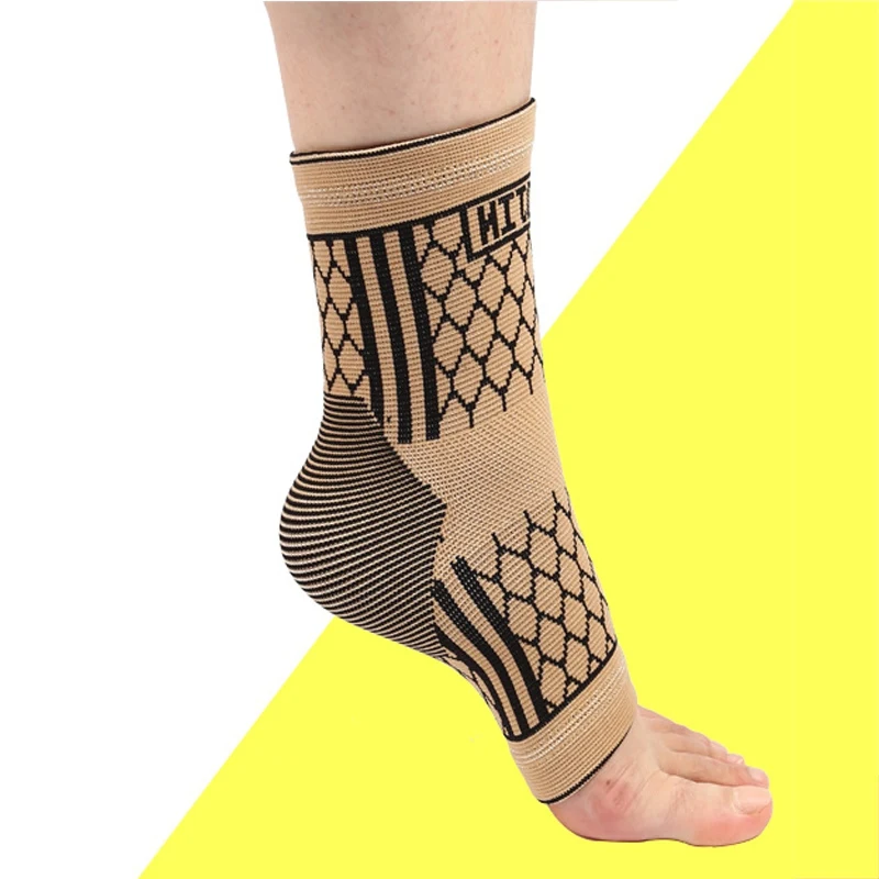 

High Elastic Ankle Bandage Compression Knitting Breathable Sports Ankle Sleeve Protector Basketball Soccer Support Brace Guard