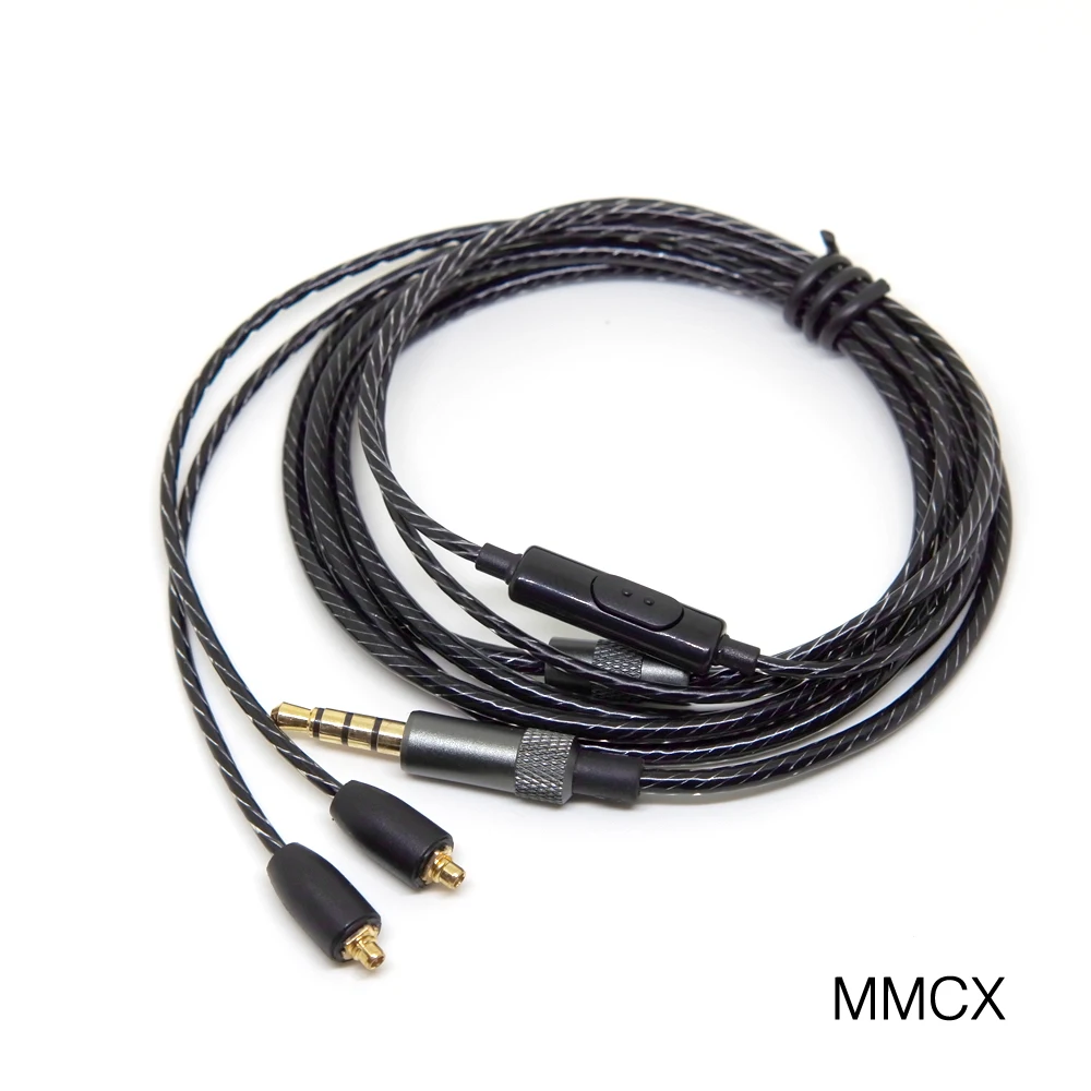 Новый модернизированный кабель для наушников FAAEAL 1 2 м MMCX 5N OFC сменный Shure SE535 SE846 SE215