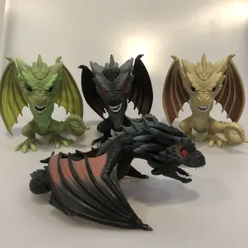 

Original Funko pop Secondhand 6'' Game of Thrones - Viserion, Rhaegal, Dragon Vinyl Action Figure Collectible Model Loose Toy