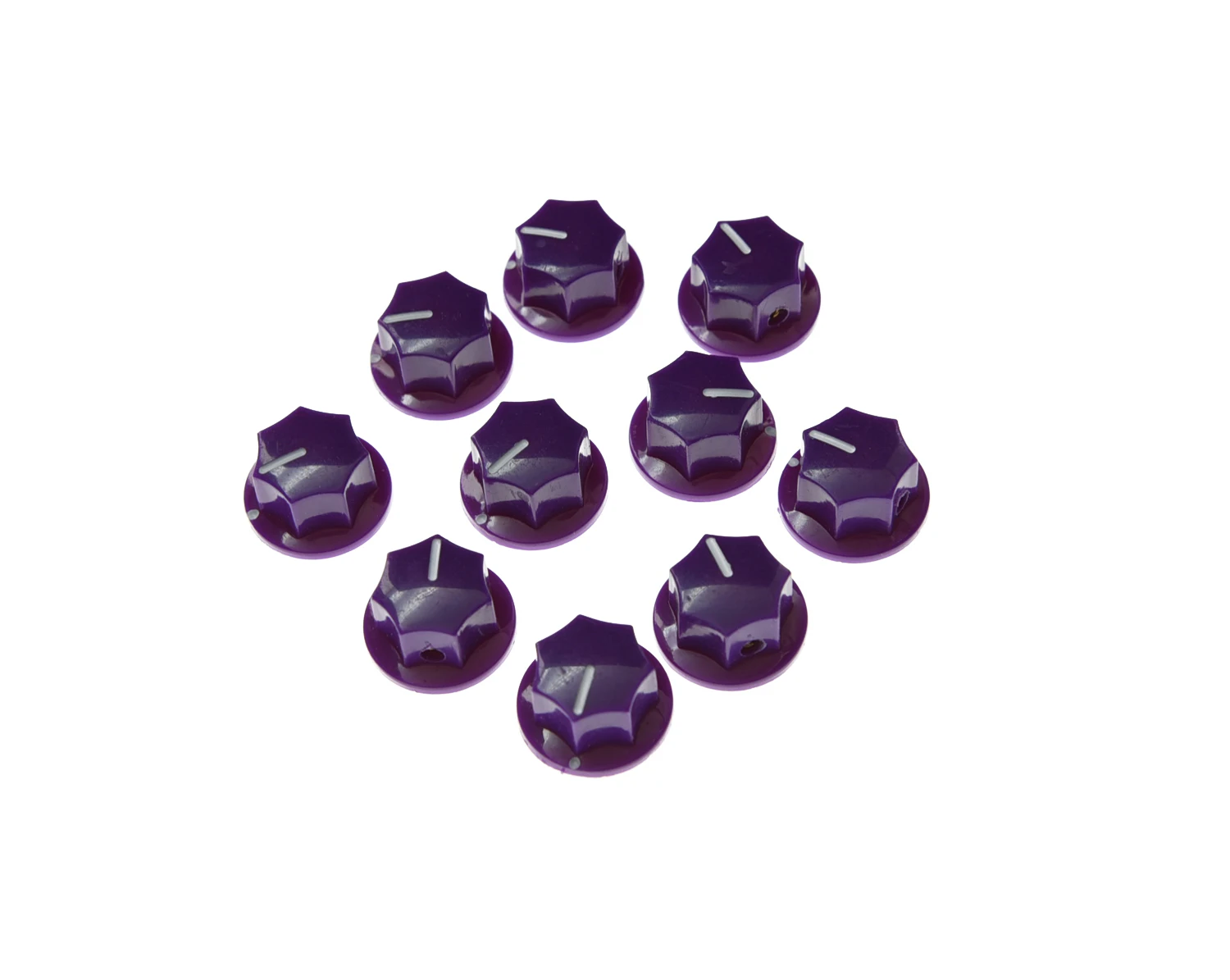 KAISH 10x Purple Small Size MXR Style Skirted AMP Knob