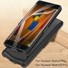 6800 мАч Внешний блок питания чехол для HUAWEI Mate9 Pro/Mate10 Pro Батарея резервного заряда чехол с подставкой