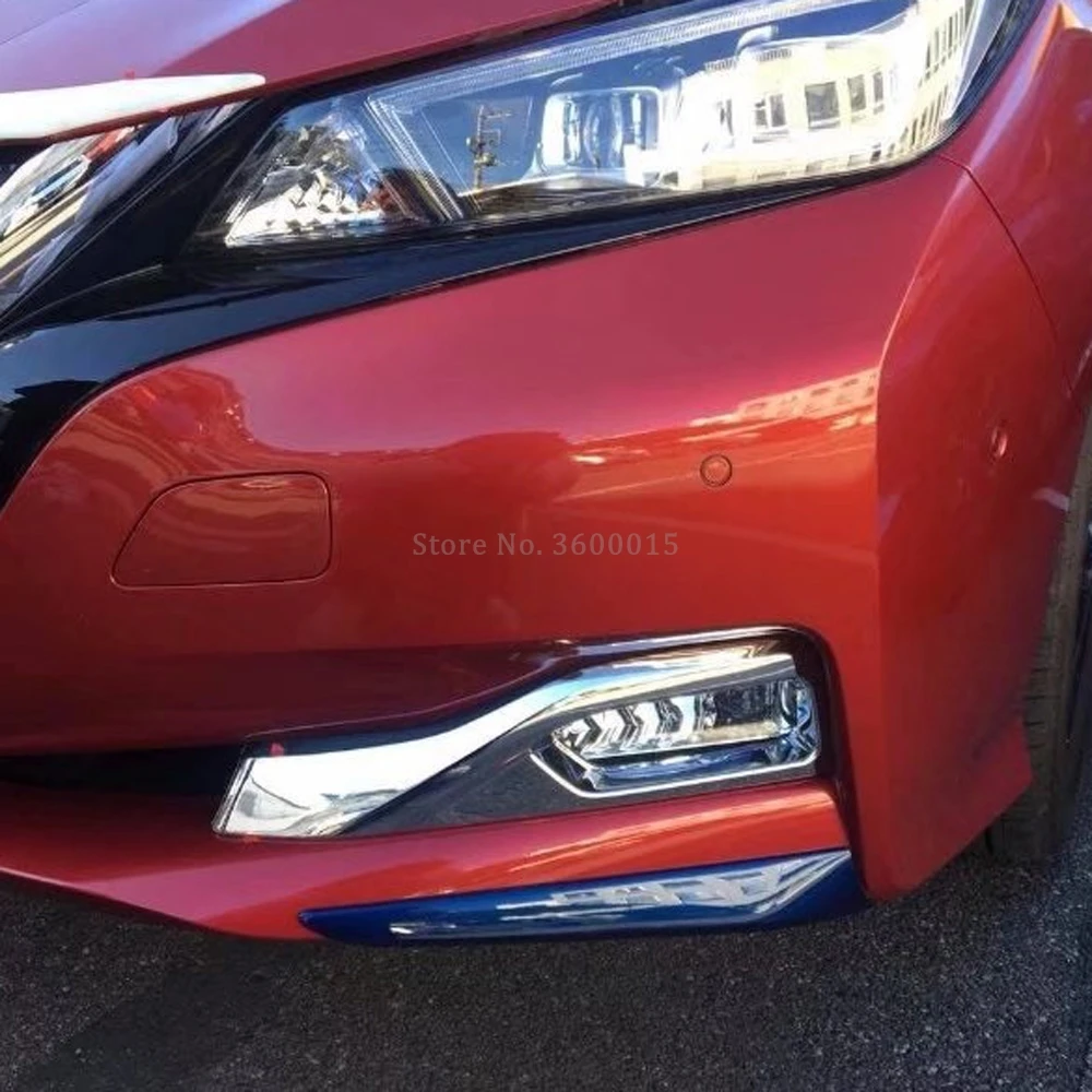 Автостайлинг для Nissan Leaf 2017 2018 2019 детали передних противотуманных фар