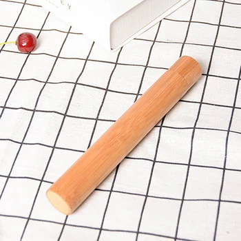 

Natural Bamboo Toothbrush Trave Case Protect Teeth Brushes Wholesale Wood Storage Cover Box for Toothbrush