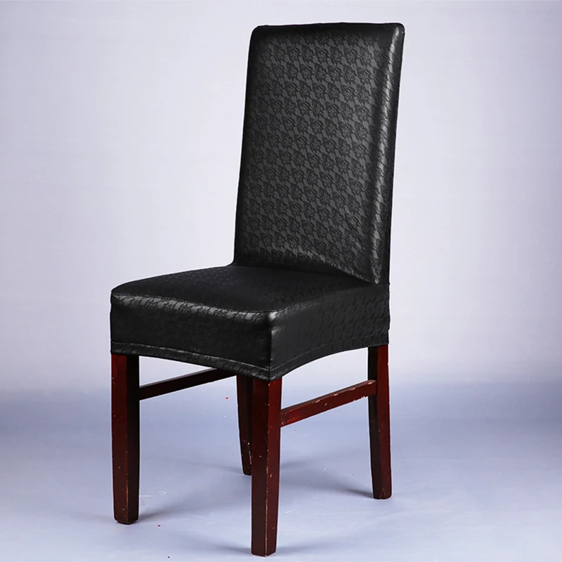 Водонепроницаемый стул для столовой из полиуретановой кожи чехол стрейч чехлы для стульев для отеля ресторана компьютерный чехол для сиденья домашний декор