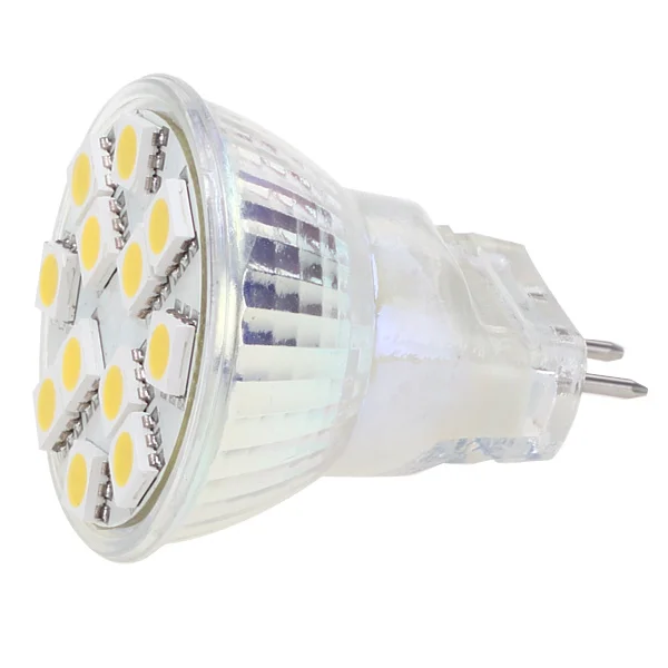 Светодиодная точечная лампа MR11 12 шт. SMD5050 переменный/постоянный ток 12/24 в