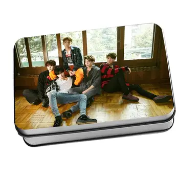 

Kpop Shinee 1 and 1 Album Polaroid Lomo Photo Card Collective Photocard with Metal Box 30pcs/set