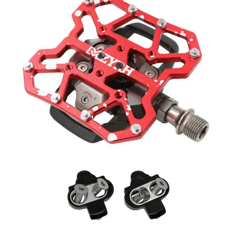 

SPD MTB Bike Cleats Pedal Clipless Cleat Set Racing Riding Equipment For Wellgo WPD-98A Shimano SH51 SH55 SH56