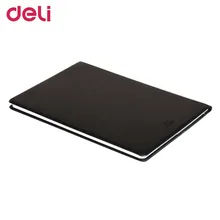 Deli 7900, простой дизайн, 80 страниц, канцелярские принадлежности, Pocketbook, 18 K, ноутбук, бизнес, ПУ Обложка, тетрадь, личный дневник, офисные принадлежности