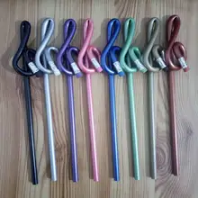 400 точилка канцтовары оптом музыкальный карандаш Скрипичный Ключ форма карандаша разноцветные смешанные деревянные карандаши