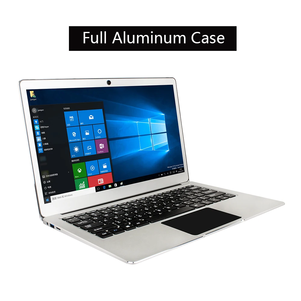 13.3 inch IPS Win10 laptop Jumper EZbook 3 Pro notebook computer Intel Apollo Lake N3450 6GB DDR3 64G eMMC netbook AC Wifi 1080P