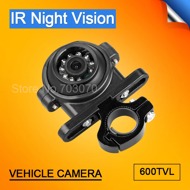 New Style CCD Outdoor Night Vision Backup Camera With Holder 3.6MM 4Pin
