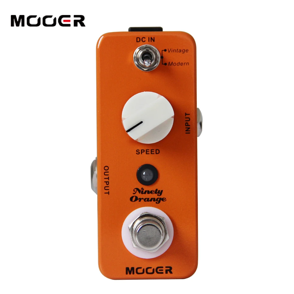 MOOER Ninety Orange Analog Phaser Effects Guitar Pedal