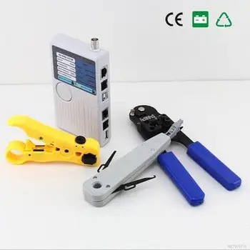 

Free shipping, Noyafa NF-1202 Network toolkit Includes a master & remote check for continuity, miswiring open circuit and shorts
