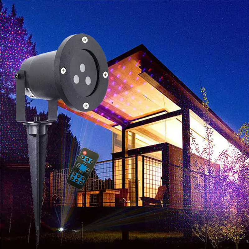 

Fashion Garden Laser Light Power Plug 11.8 Inch Far IP65 Waterproof Outdoor Home Colorful Festival Wedding Party Decoration