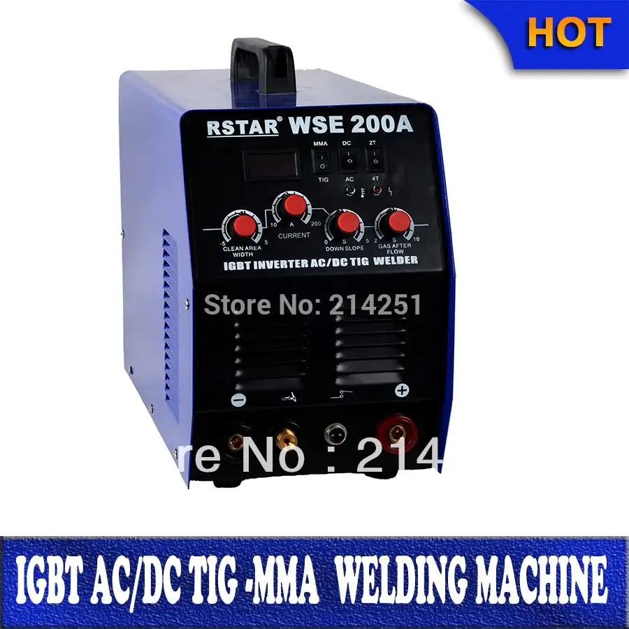 2013 NEW RSTAR IGBT WELDING INVERTER 3NI1 multi-function aluminum AC/DC TIG MMA 200AMP welding machine FREE SHIPPING 2013 NEW RSTAR IGBT WELDING INVERTER 3NI1 multi-function aluminum AC/DC TIG MMA 200AMP welding machine FREE SHIPPING