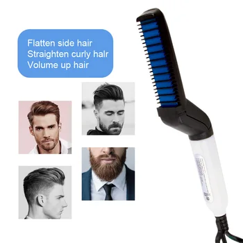 

Multifunctional Quick Beard Straightening Hair Comb Brush Hair Curler Quick Hair Styler For Men Electric Hairbrush Hairstyle