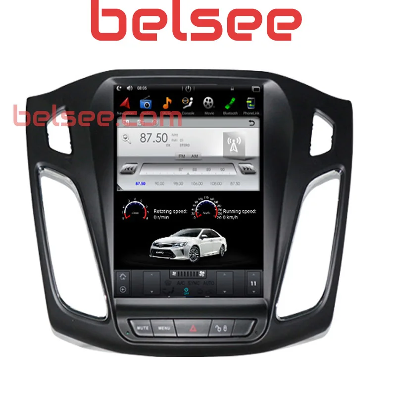 

Belsee for Ford Focus 2012-2017 Tesla Style Radio Touch Screen 10.4" Android 7.1 Head Unit Upgrade Autoradio Navigation GPS 2014