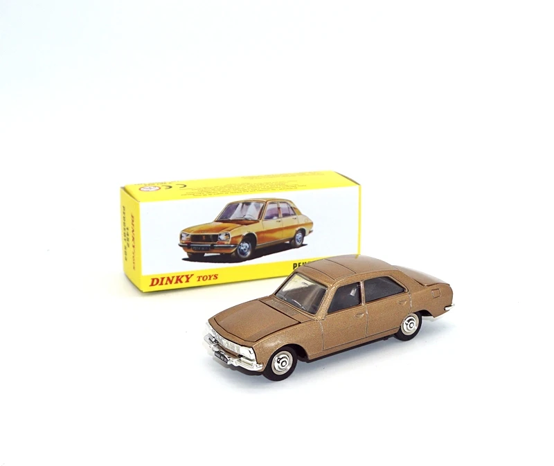 Игрушки Dinky Atlas 1452 1/43 PEUGEOT 504 Горячая литая модель автомобиля коллекционные игрушки для детей и взрослых колеса