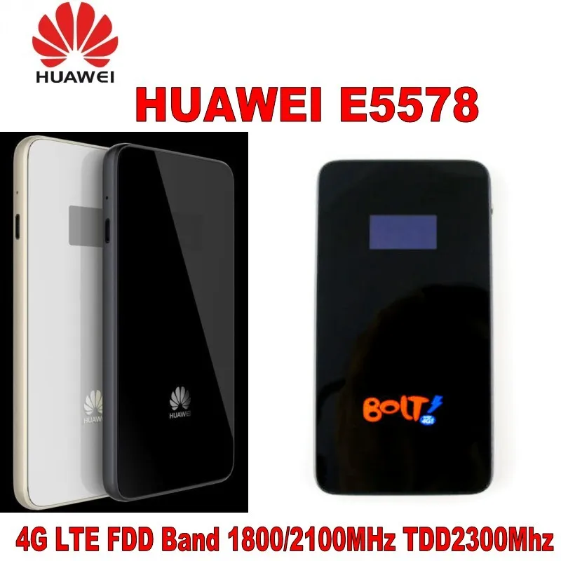 Разблокированные HUAWEI E5578 LTE FDD/TDD мобильные широкополосные устройства 4G 150 Мбит/с WiFi модем