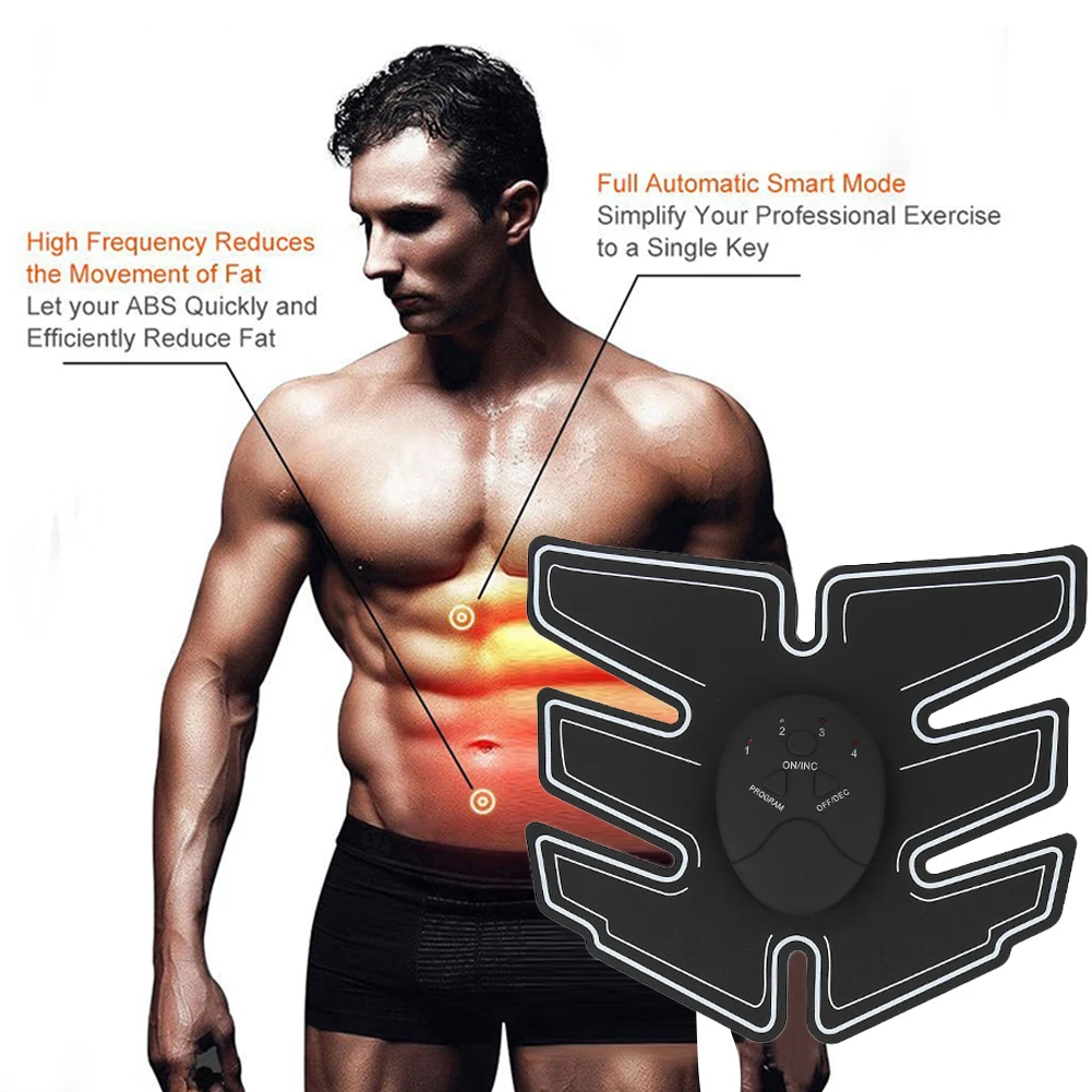 ABS умный брюшной мышцы учебный массажер 6 режимов стимулятор Pad бытовой руку брюшной мышцы фитнес тренировочное устройство
