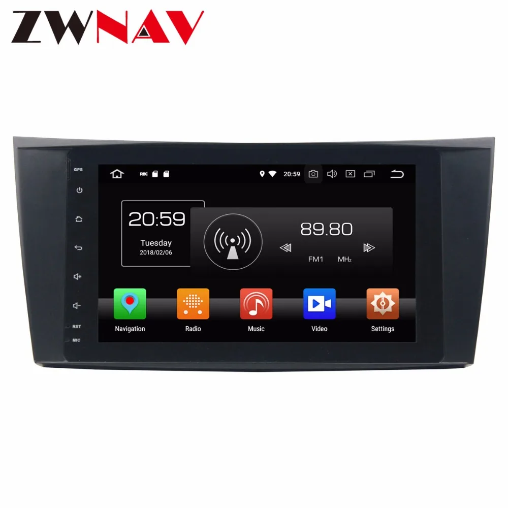 Excellent 4+32G 2Din Android 8.0 Car DVD Player unit For Mercedes Benz E-Class W211/CLS W219/G-Class W463 Radio GPS Navigation auto stereo 5