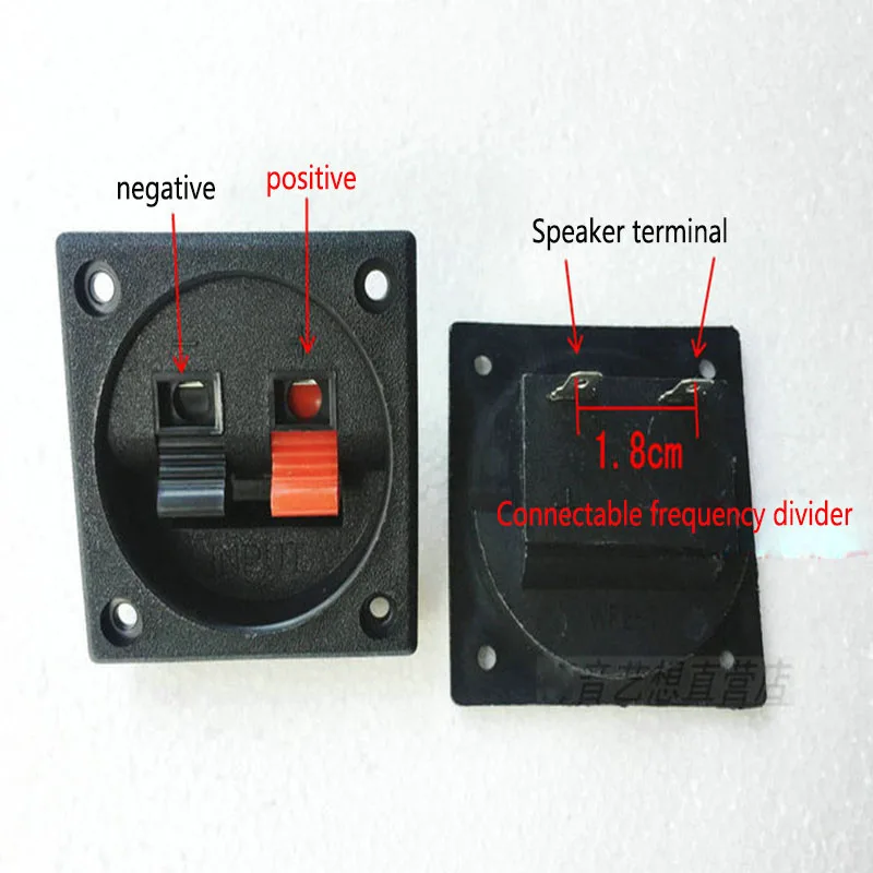 20pcs/lot 2-position speaker clip-on terminal box connector small square | Обустройство дома